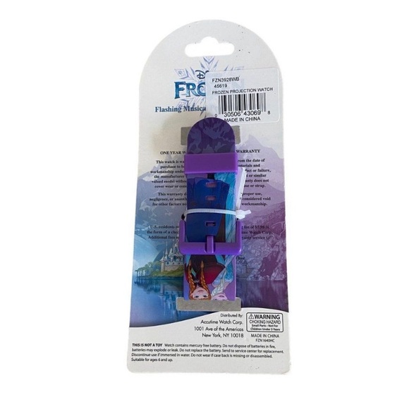 NWT Frozen Disney Flashing Light & Sound FX Projection LCD Watch - Picture 4 of 6